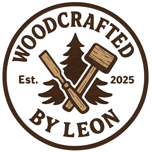 logo woodcrafted by leon